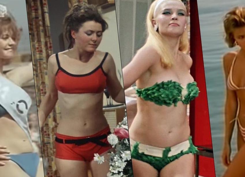 Втягивали живот но обожали смелые вырезы на лифах какие купальники выбирали звезды в СССР